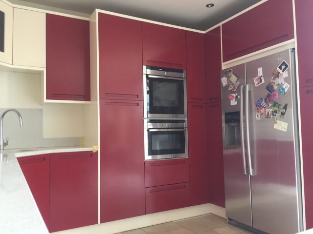 Kitchen Cupboards Respray Airless Spraying Cheap Painter Decorator Milton Keynes End of Tenancy Handyman Redecorating 2020 Company Painting Decorating Roof Lights (1)